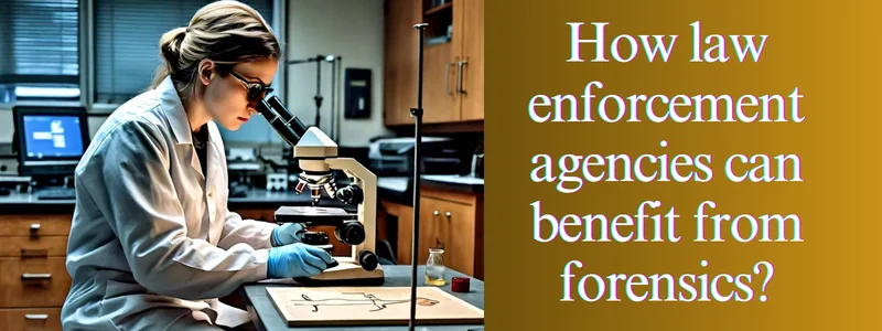 How law enforcement agencies can benefit from forensics?