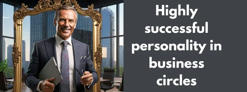 Highly successful personality in business circles!